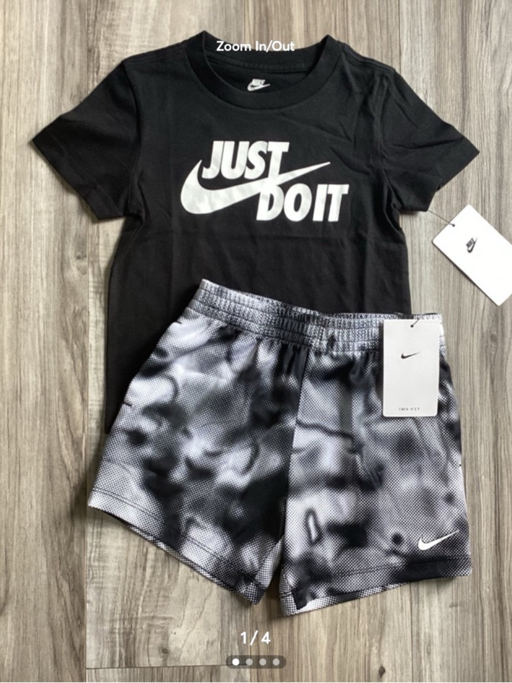 Nike tee & Shorts outfit toddler boy size 3T(NWT) ~PRICE FIRM, NO OFFERS~